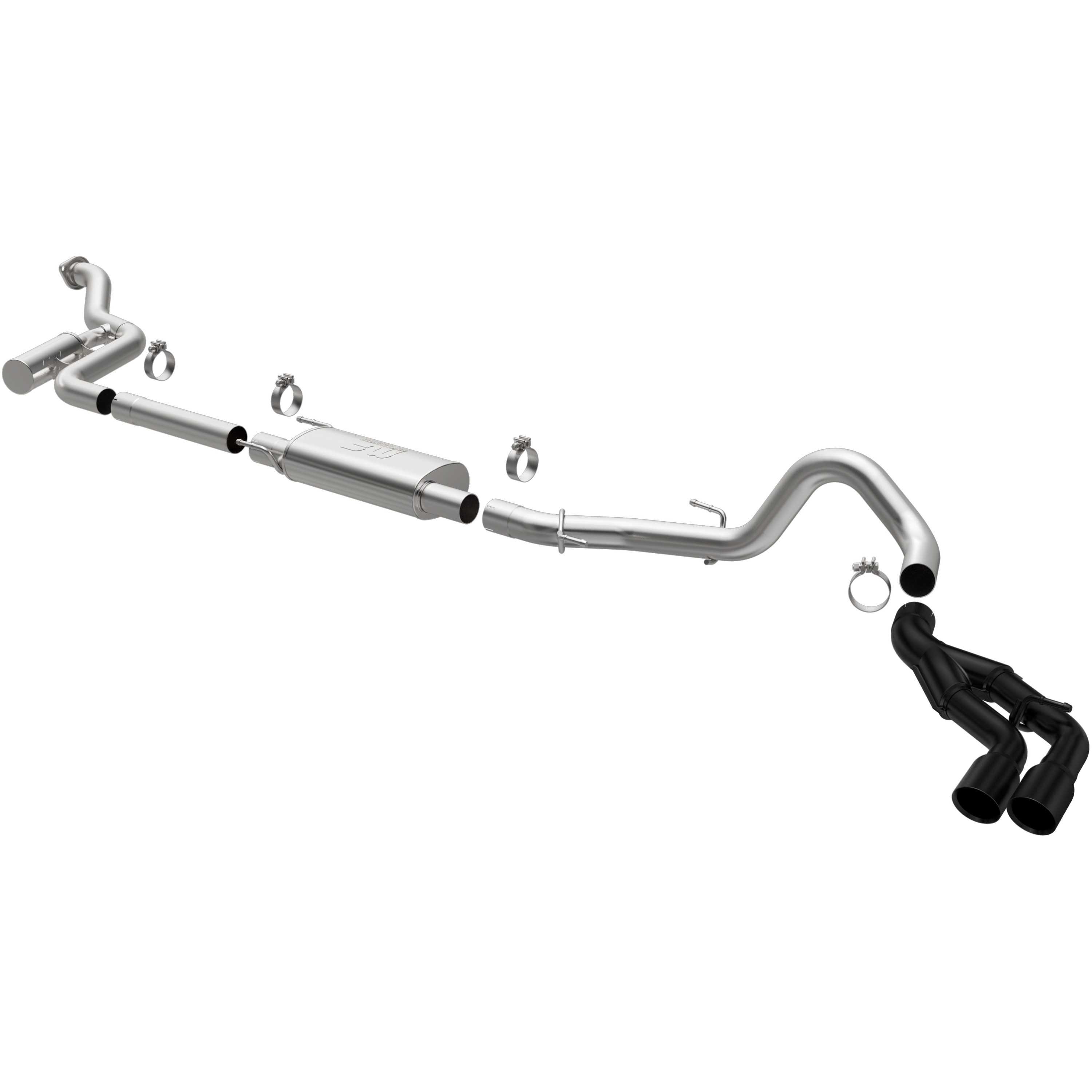 MagnaFlow 2024-2025 Toyota Tacoma SPEQ Series Black Cat-Back Performance Exhaust System
